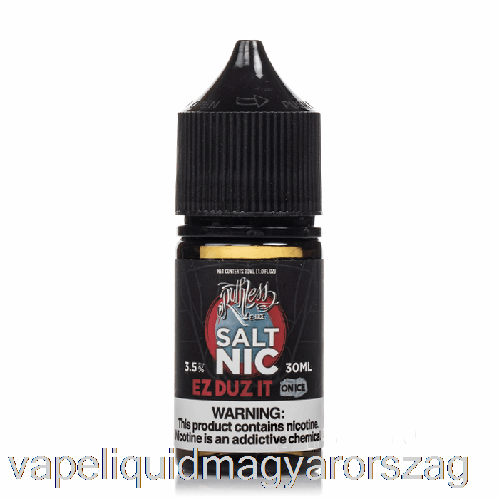 Ez Duz It On Ice - Könyörtelen Só - 30ml 10mg Vape E Cigi